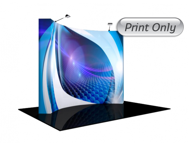 10' Curved EasyFabric - Print Only