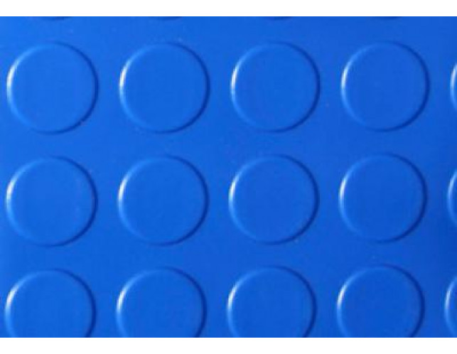 Designer Flex Flooring Coin Blue