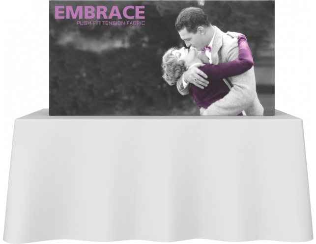 Embrace Fabric Tabletop Display 2x1