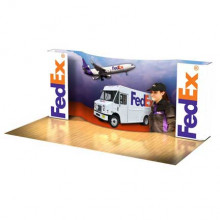FedEx 10ft x 20ft Curved