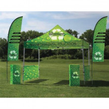 TSE 10' Outdoor Flag & Tent Package