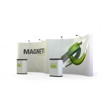 20' economy gullwing full graphic pop-up display