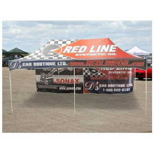 10x10 Printed Full Backwall for 10x20 Event Tent