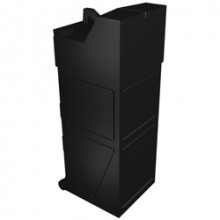 Square Display Hard Case w/Wheels