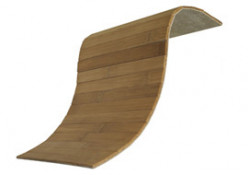 Wide Slat Rollable Bamboo Flooring 