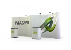20' economy gullwing full graphic pop-up display