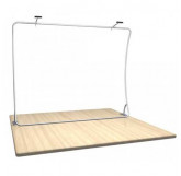 10' Tru-Fit Collapsible Extruded Aluminum Frame with Feet