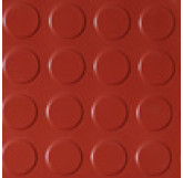 Designer Flex Flooring Coin Red